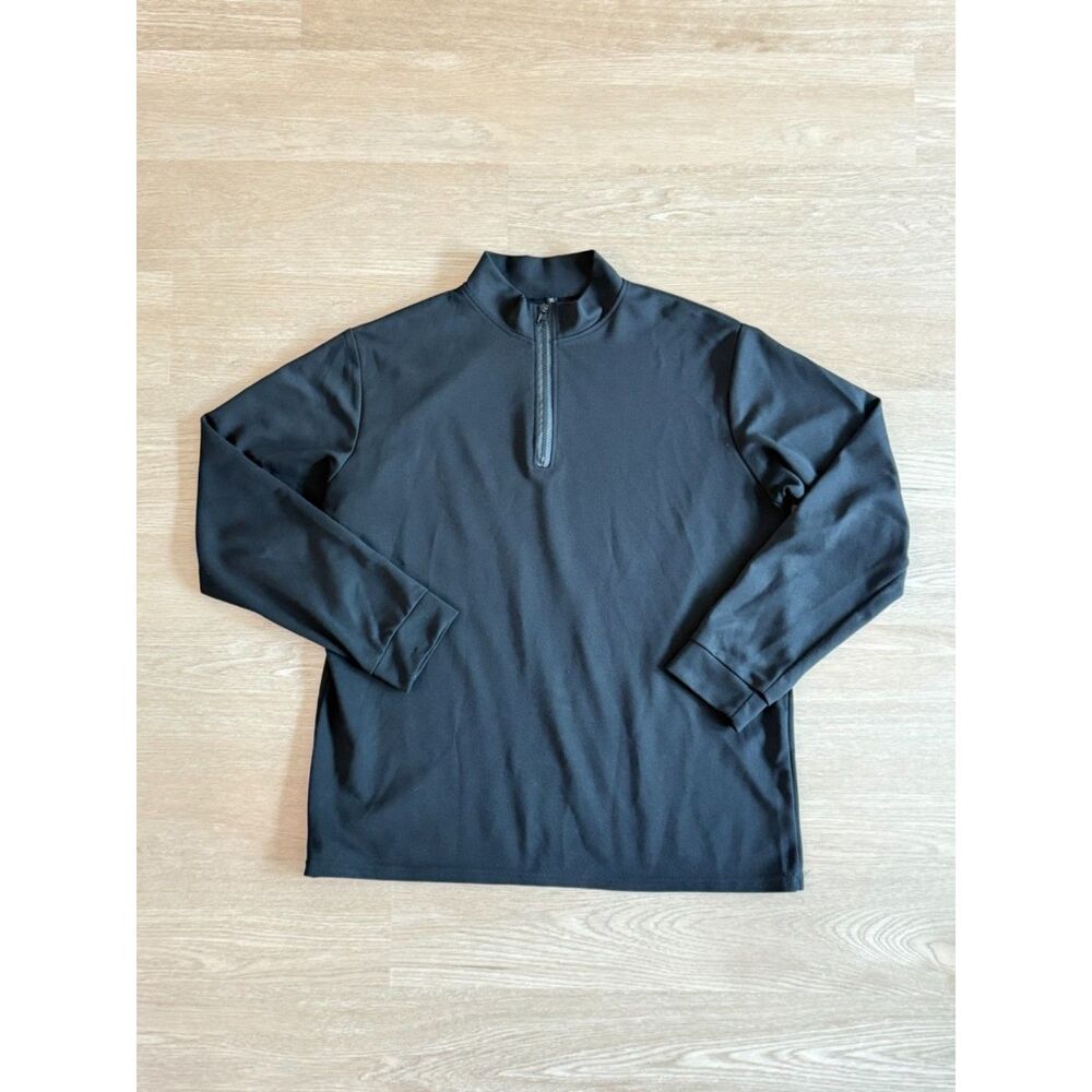 Black Quarter Zip - XL